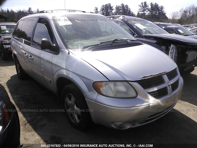 2D4GP44L67R260928 - 2007 DODGE GRAND CARAVAN SXT SILVER photo 1