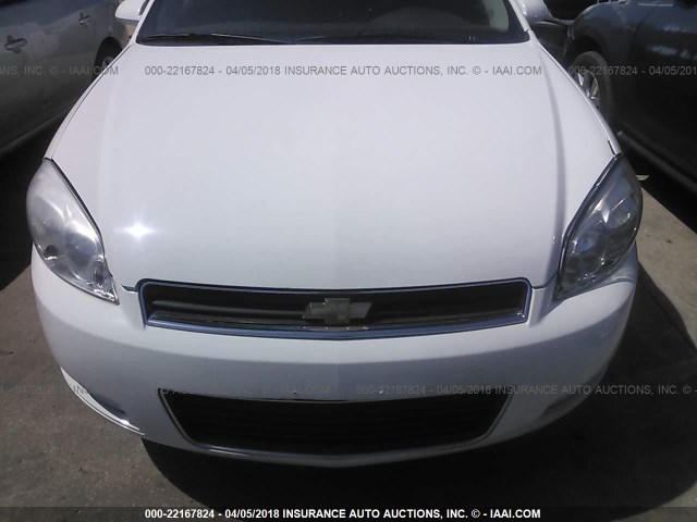 2G1WD5EM7B1169665 - 2011 CHEVROLET IMPALA WHITE photo 6