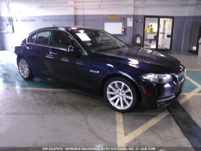 WBA5B3C57ED530763 - 2014 BMW 535 XI Mavi fotoğraf 1
