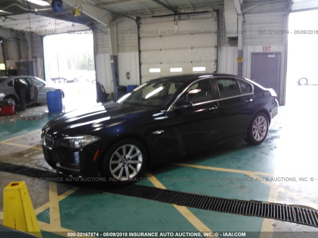 WBA5B3C57ED530763 - 2014 BMW 535 XI Mavi fotoğraf 2