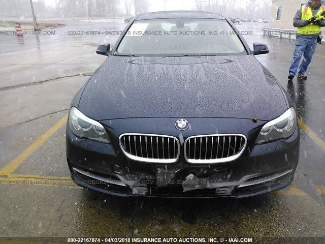WBA5B3C57ED530763 - 2014 BMW 535 XI Mavi fotoğraf 6