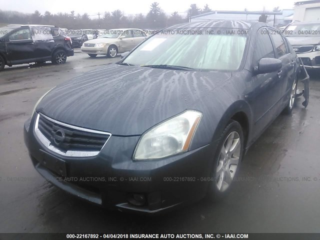 1N4BA41E27C809019 - 2007 NISSAN MAXIMA SE/SL GRAY photo 2