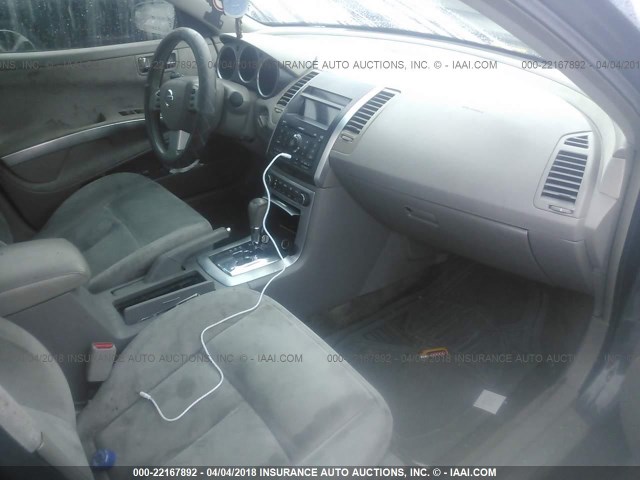 1N4BA41E27C809019 - 2007 NISSAN MAXIMA SE/SL GRAY photo 5