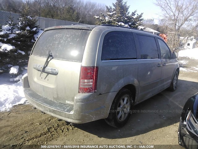 2A8HR54P98R682948 - 2008 CHRYSLER TOWN & COUNTRY TOURING TAN photo 4