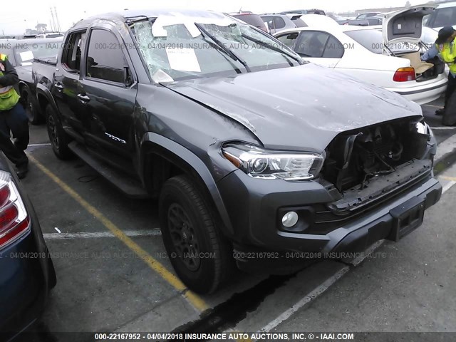 3TMAZ5CN7HM029969 - 2017 TOYOTA TACOMA DBL CAB/SR5/TRD SPORT/OR BLACK photo 1