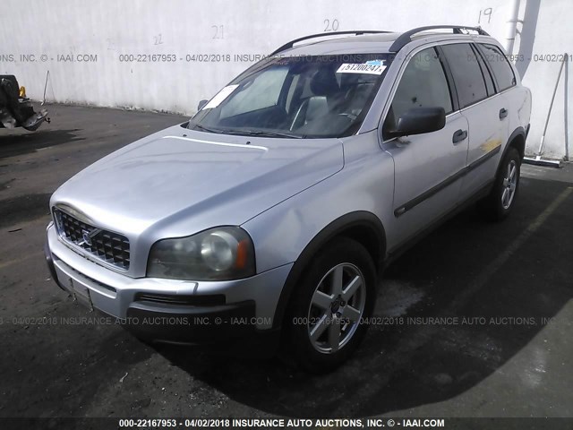 YV4CZ592461225252 - 2006 VOLVO XC90 SILVER photo 2