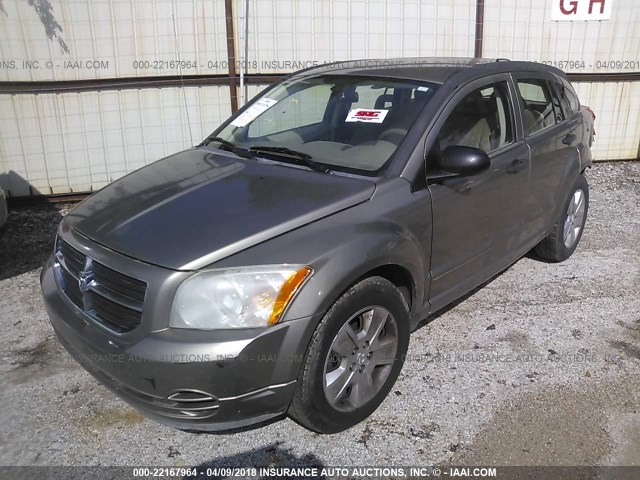 1B3HB48BX7D115462 - 2007 DODGE CALIBER SXT BEIGE photo 2