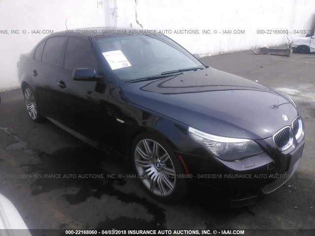 WBANW53598CT48962 - 2008 BMW 550 I BLACK photo 1