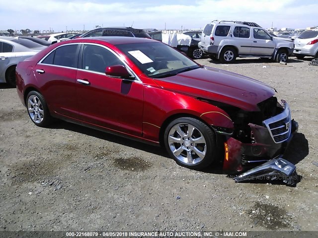 1G6AB5RX2F0101287 - 2015 CADILLAC ATS LUXURY RED photo 1