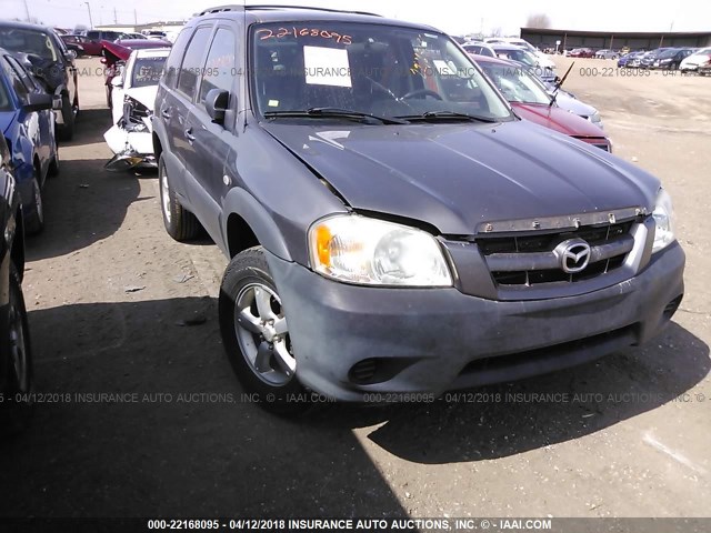 4F2YZ02Z66KM38409 - 2006 MAZDA TRIBUTE I GRAY photo 1