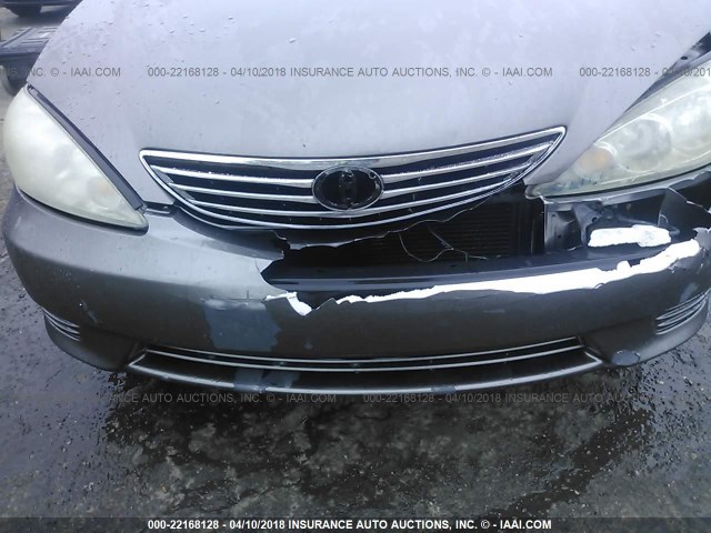 4T1BE32K56U691355 - 2006 TOYOTA CAMRY LE/XLE/SE Сұр фото 6