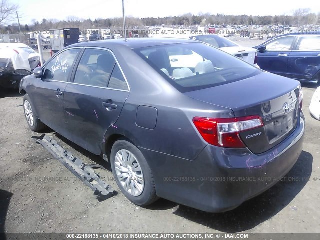 4T4BF1FK4CR217202 - 2012 TOYOTA CAMRY SE/LE/XLE Pewter photo 3