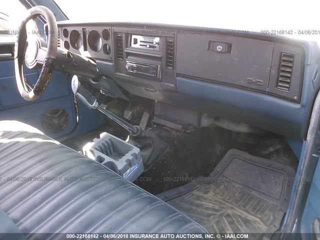 1GCCS14B7F8101409 - 1985 CHEVROLET S TRUCK S10 BLUE photo 5