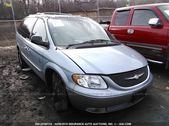 2C8GP64L44R575715 - 2004 CHRYSLER TOWN & COUNTRY LIMITED Light Blue photo 1