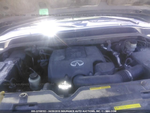 5N3AA08C97N803597 - 2007 INFINITI QX56 BLUE photo 10