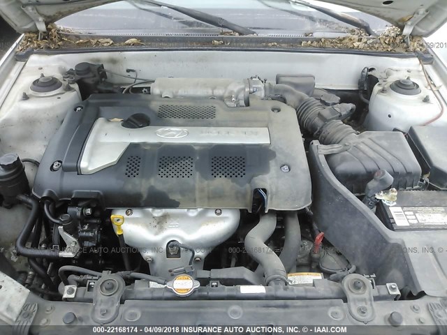 KMHDN46DX6U206430 - 2006 HYUNDAI ELANTRA GLS/GT/LIMITED SILVER photo 10