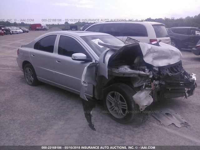 YV1RS592582688896 - 2008 VOLVO S60 2.5T SILVER photo 1