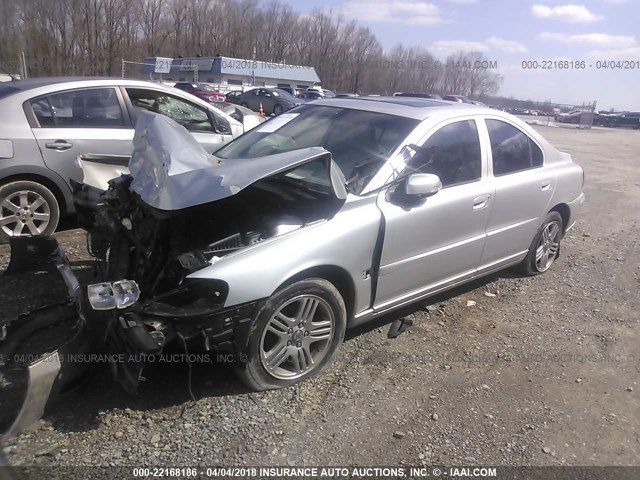 YV1RS592582688896 - 2008 VOLVO S60 2.5T SILVER photo 2