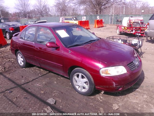 3N1CB51D35L485592 - 2005 NISSAN SENTRA 1.8/1.8S RED photo 1