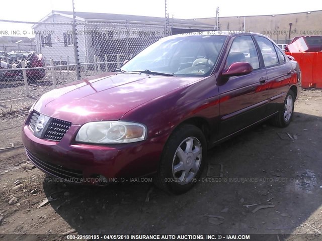 3N1CB51D35L485592 - 2005 NISSAN SENTRA 1.8/1.8S RED photo 2