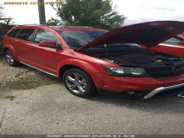 3C4PDCGG7JT156550 - 2018 DODGE JOURNEY CROSSROAD RED photo 15