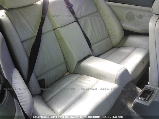 WBABJ8326WEM22185 - 1998 BMW 323 IC AUTOMATIC SILVER photo 8