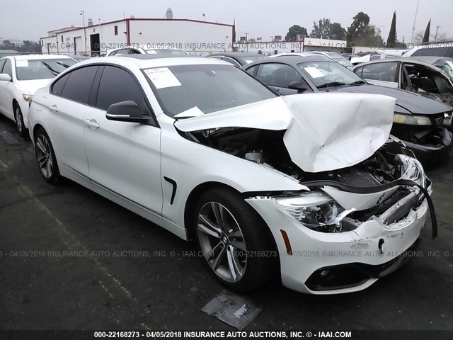 WBA4A9C51FGL86435 - 2015 BMW 428 I/GRAN COUPE/SULEV WHITE photo 1