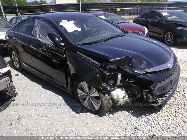 KMHEC4A43DA072473 - 2013 HYUNDAI SONATA HYBRID BLACK photo 1