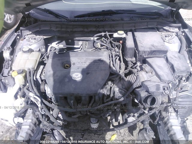 JM1BL1SF3A1232126 - 2010 MAZDA 3 I SILVER photo 10