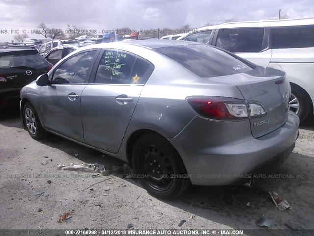 JM1BL1SF3A1232126 - 2010 MAZDA 3 I SILVER photo 3