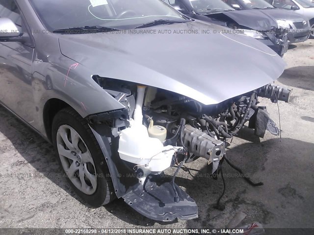 JM1BL1SF3A1232126 - 2010 MAZDA 3 I SILVER photo 6