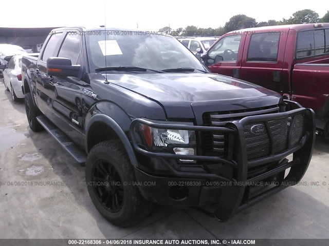 1FTFW1ET3BFB97909 - 2011 FORD F150 SUPERCREW BLACK photo 1