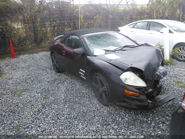 4A3AE45GX3E062755 - 2003 MITSUBISHI ECLIPSE SPYDER GS BURGUNDY photo 1