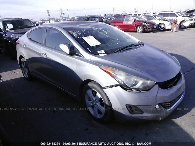 KMHDH4AE9BU109625 - 2011 HYUNDAI ELANTRA GLS/LIMITED GRAY photo 1