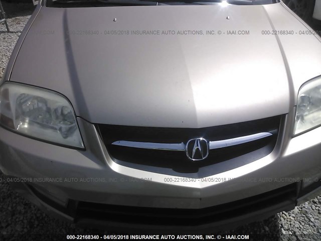 2HNYD18881H528934 - 2001 ACURA MDX TOURING GOLD photo 6