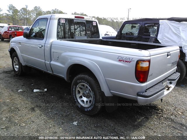 4F4YR12U13TM09780 - 2003 MAZDA B3000 SILVER photo 3