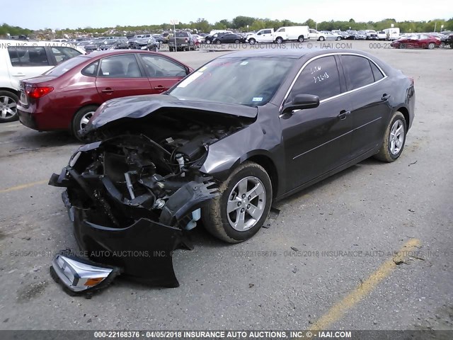 1G11B5SAXDF126928 - 2013 CHEVROLET MALIBU LS 灰色 照片 2