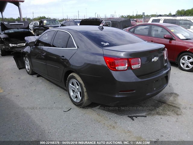 1G11B5SAXDF126928 - 2013 CHEVROLET MALIBU LS 灰色 照片 3