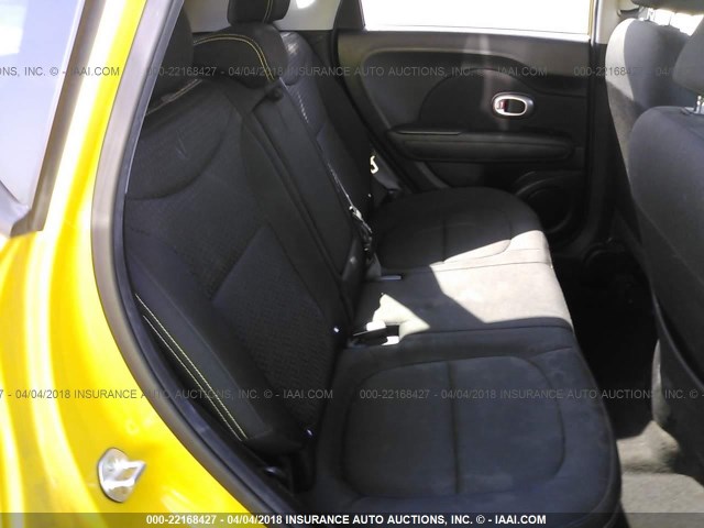 KNDJP3A50F7154199 - 2015 KIA SOUL + YELLOW photo 8