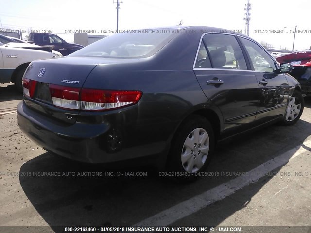 1HGCM56394A034696 - 2004 HONDA ACCORD LX GRAY photo 4