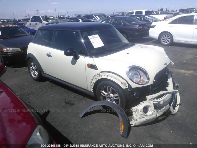 WMWSU3C55DT547725 - 2013 MINI COOPER CREAM photo 1