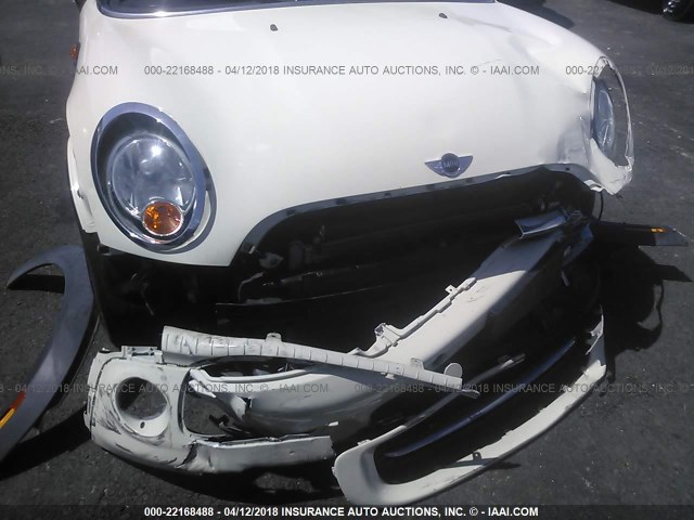 WMWSU3C55DT547725 - 2013 MINI COOPER CREAM photo 6