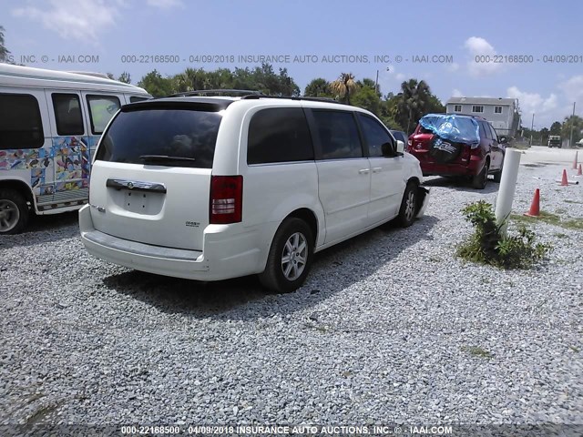 2A8HR54PX8R152875 - 2008 CHRYSLER TOWN & COUNTRY TOURING WHITE photo 4