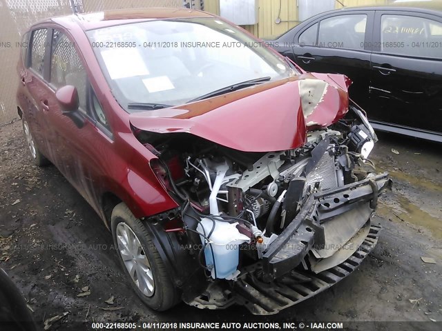 3N1CE2CP7GL404142 - 2016 NISSAN VERSA NOTE S/S PLUS/SV/SL/SR RED photo 1