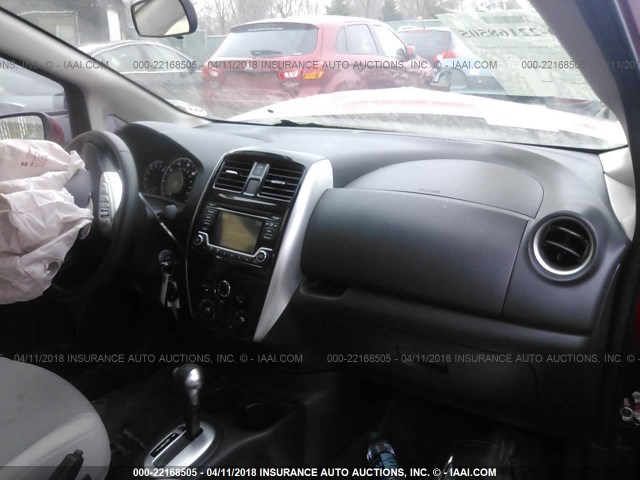 3N1CE2CP7GL404142 - 2016 NISSAN VERSA NOTE S/S PLUS/SV/SL/SR RED photo 5