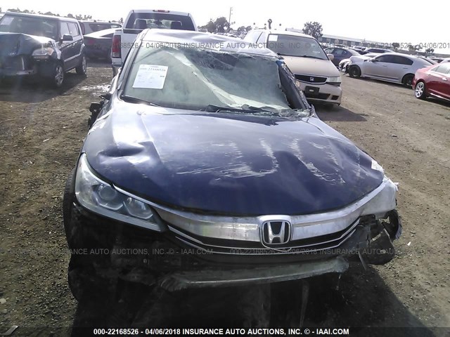 1HGCR2F5XHA258244 - 2017 HONDA ACCORD SPORT 蓝色 照片 6