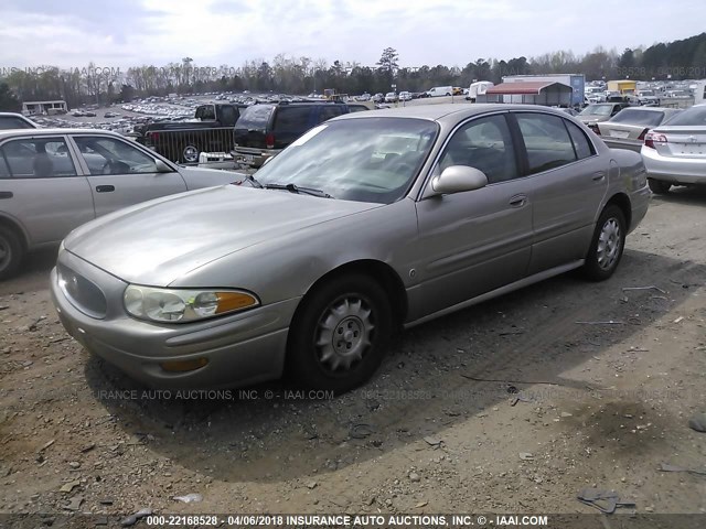 1G4HP54K914168099 - 2001 BUICK LESABRE CUSTOM BEIGE photo 2