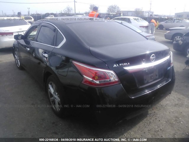 1N4AL3AP8DN422119 - 2013 NISSAN ALTIMA 2.5/S/SV/SL BLACK photo 3