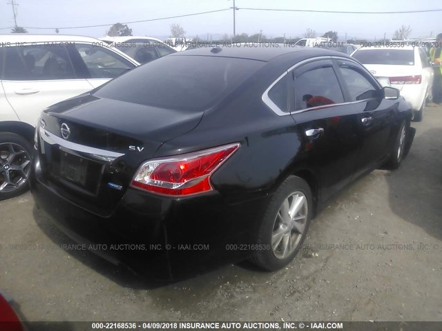 1N4AL3AP8DN422119 - 2013 NISSAN ALTIMA 2.5/S/SV/SL BLACK photo 4