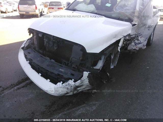 1C6RD7KT4CS133064 - 2012 DODGE RAM 1500 ST WHITE photo 6